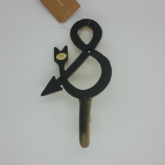 Francesca's "&" Gold Arrow Hook Wall Decor - Picture 6 of 6